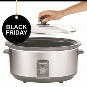 Morphy Richards - Oval brushed stainless steel slow cooker 6.5L -0