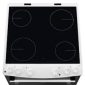 Zanussi 60cm Ceramic Electric Cooker with Double Oven White-16705